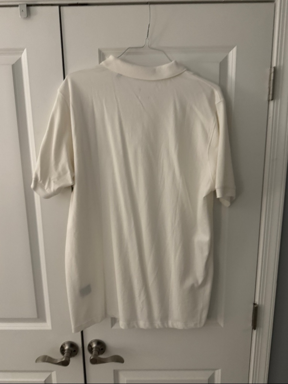 Men’s Short-Sleeve Polo in White - Picture 3 of 3